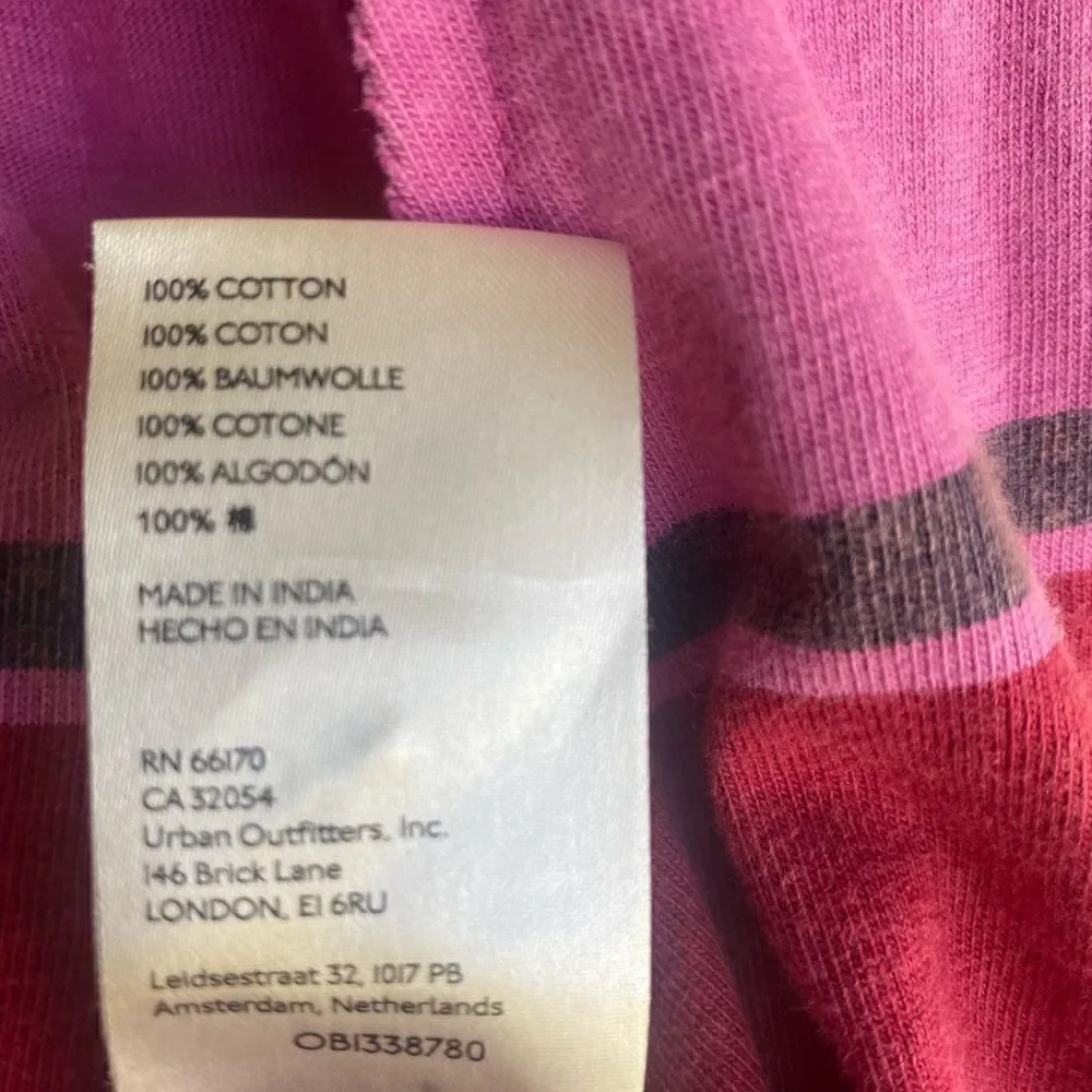 NWT We The Free Walking On Sunshine Racer Back Tee in Plumb Combo - Picture 8 of 12